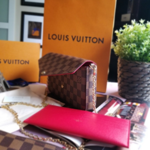 LOUIS VUITTON  Felicie Damier ebene - Picture 3 of 16